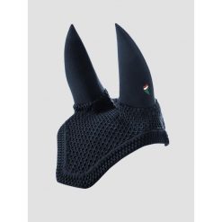 Czapka z muchą dla koni Equiline Dave. Niebieskie czapki męskie EQODE BY EQUILINE, bez wzorów, sportowe. Za 394.00 zł.