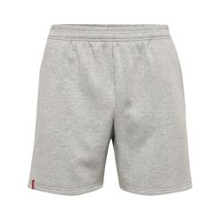 Szorty Hummel Red Basic. Szare szorty sportowe męskie HUMMEL, bez wzorów, z bawełny, sportowe. Za 150.00 zł.