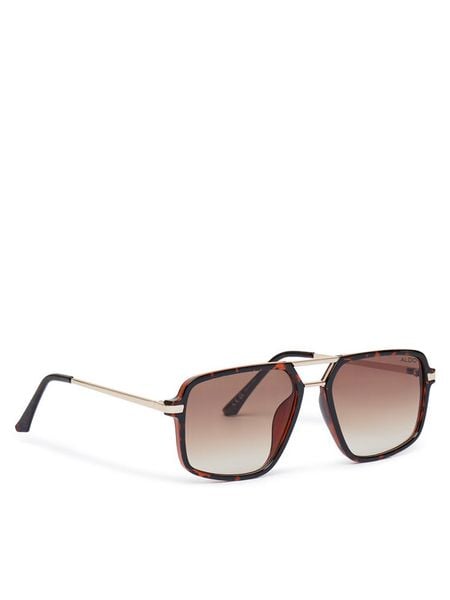 Aldo Okulary przeciwsłoneczne Nataniel 13935596 Brązowy. Brązowe okulary przeciwsłoneczne męskie Aldo, bez wzorów, metalowe. Za 89.99 zł.