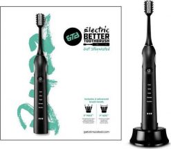 Szczoteczka Bettertoothbrush Czarna. Czarne szczoteczki elektryczne Bettertoothbrush. Za 39.99 zł.