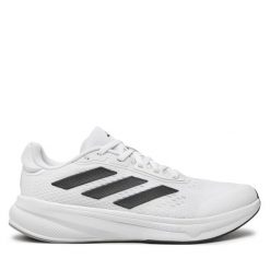 Buty do biegania adidas. Białe buty do biegania męskie ADIDAS, bez wzorów, bez zapięcia, do biegania. Za 329.99 zł.