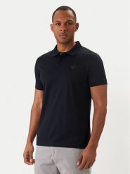 KARL LAGERFELD Polo 745000 562200 Granatowy Regular Fit. Niebieskie koszulki polo męskie KARL LAGERFELD, l, bez wzorów, z bawełny, bez kołnierzyka, bez ramiączek. Za 539.99 zł.