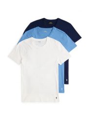 Polo Ralph Lauren Komplet 3 t-shirtów 714830304042 Kolorowy Slim Fit. Koszulki polo męskie Polo Ralph Lauren, l, bez wzorów, z bawełny, bez kołnierzyka, bez ramiączek. Za 209.99 zł.