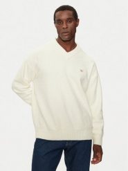 Calvin Klein Jeans Sweter J30J326452 Écru Regular Fit. Kardigany męskie Calvin Klein Jeans, m, bez wzorów, z bawełny, bez ramiączek. Za 449.99 zł.