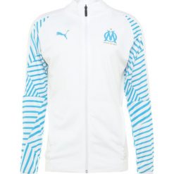 Puma OLYMPIQUE DE MARSEILLE STADIUM Artykuły klubowe white/blue azur. Kurtki treningowe męskie marki Puma. Za 359.00 zł.