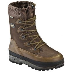 Buty zimowe męskie MEINDL Nordkap PRO GTX, z membraną Gore-Tex. Brązowe buty trekkingowe męskie Meindl, na zimę, bez wzorów, z gore-texu, bez zapięcia, trekkingowe, gore-tex. Za 2,143.00 zł.