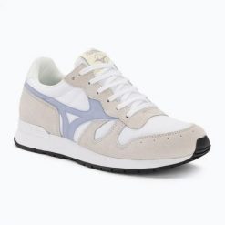 Buty Mizuno ML87. Białe buty zimowe męskie Mizuno, bez wzorów, sportowe, bez obcasa, bez zapięcia. Za 289.99 zł.