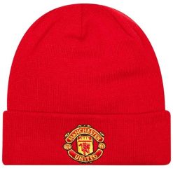 Czapka Manchester United Essential. Czerwone czapki męskie New Era, bez wzorów, sportowe. Za 196.50 zł.