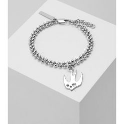 McQ Alexander McQueen SWOLLOW BRACELET Bransoletka silvercoloured. Szare biżuteria dla mężczyzn McQ Alexander McQueen. Za 399.00 zł.