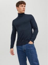 Jack & Jones Golf 12157417 Granatowy Regular Fit. Niebieskie kardigany męskie Jack & Jones, l, bez wzorów, z bawełny, bez ramiączek. Za 159.99 zł.
