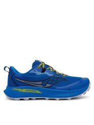 Saucony Buty do biegania Peregrine 15 S20990 Niebieski. Niebieskie buty do biegania męskie Saucony, bez wzorów, z materiału, bez zapięcia, do biegania. Za 439.99 zł.