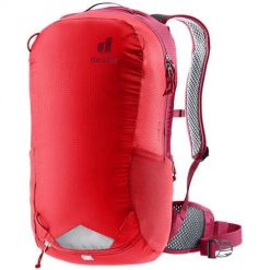 Plecak rowerowy deuter Race 16 l. Czerwone plecaki męskie Deuter, bez wzorów. Za 379.99 zł.