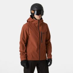 Kurtka narciarska Helly Hansen Swift 3L Shell. Brązowe kurtki narciarskie i snowboardowe męskie Helly Hansen, na zimę, l, bez wzorów, z materiału, bez kaptura, narciarskie. Za 1,613.00 zł.