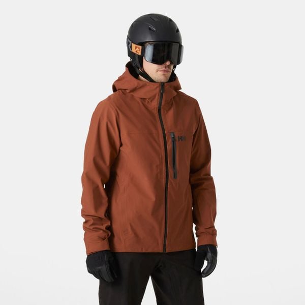 Kurtka narciarska Helly Hansen Swift 3L Shell. Brązowe kurtki narciarskie i snowboardowe męskie Helly Hansen, na zimę, l, bez wzorów, z materiału, bez kaptura, narciarskie. Za 1,612.00 zł.
