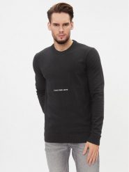 Calvin Klein Jeans Sweter J30J324328 Czarny Regular Fit. Czarne kardigany męskie Calvin Klein Jeans, m, bez wzorów, z bawełny, bez ramiączek. Za 299.99 zł.