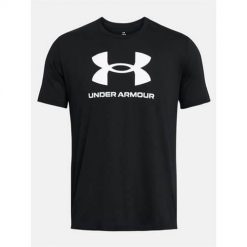Koszulka sportowa męska Under Armour 1382911001. Czarne t-shirty sportowe męskie Under Armour, l, bez wzorów, sportowe, bez ramiączek. Za 109.00 zł.