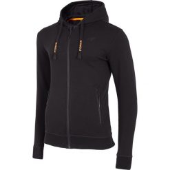 Bluza męska BLM006 - głęboka czerń. Bluzy z kapturem męskie marki 4f. Za 149.99 zł.