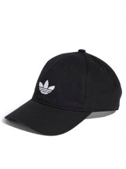 Adidas Czapka z daszkiem adicolor Classic Trefoil JC6023 Czarny. Czarne czapki męskie ADIDAS, bez wzorów, z bawełny. Za 89.99 zł.