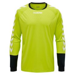 Bluza Bramkarska Hummel. Zielone bluzy nierozpinane męskie HUMMEL, m, bez wzorów, sportowe, bez ramiączek, bez kaptura. Za 218.50 zł.
