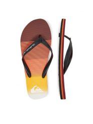 Quiksilver Japonki 839477 Czarny. Czarne klapki i japonki męskie Quiksilver, bez wzorów, z syntetyku. Za 63.99 zł.