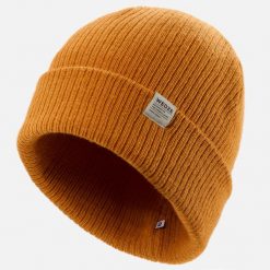 Czapka narciarska dla dorosłych Wedze Fisherman. Brązowe czapki męskie WED'ZE, na zimę, bez wzorów, z dzianiny, sportowe. Za 39.99 zł.