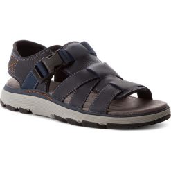 Sandały CLARKS - Un Trek Cove 261318617 Dark Navy. Sandały męskie marki Clarks. W wyprzedaży za 229.00 zł.