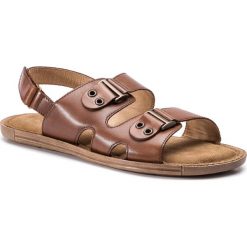 Sandały LASOCKI FOR MEN MB-SUMMERTIME-03. Brązowe sandały męskie Lasocki For Men, ze skóry, bez zapięcia. Za 119.99 zł.