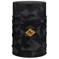 Chusta biegowa unisex Buff Orginal Ecostretch Micor Graphite całoroczna. Szare szaliki męskie Buff, bez wzorów. Za 99.90 zł.