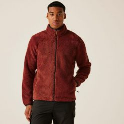 Polar turystyczny męski Midoor. Czerwone bluzy z polaru męskie Regatta, m, bez wzorów, z polaru, eleganckie, bez ramiączek, bez kaptura. W wyprzedaży za 164.95 zł.