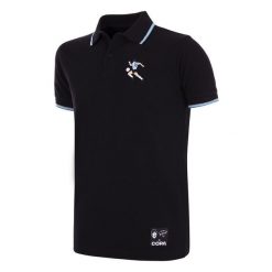 Koszulka Polo dla dorosłych - Maradona x COPA Argentyna - Haftowane - Czarny. Czarne koszulki polo męskie COPA FOOTBALL, bez wzorów, sportowe, bez kołnierzyka, bez ramiączek. Za 297.74 zł.