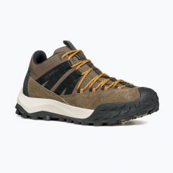 Buty turystyczne męskie SCARPA Rove GTX. Brązowe buty zimowe męskie Scarpa, bez wzorów, sportowe, bez obcasa, bez zapięcia. Za 659.99 zł.