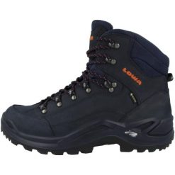Buty trekkingowe męskie Lowa Renegade Gtx Mid. Brązowe buty zimowe męskie Lowa, bez wzorów, z materiału, sportowe, za kostkę, bez obcasa, bez zapięcia. Za 770.99 zł.