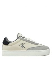 Calvin Klein Jeans Sneakersy Classic Cupsole Low Mix Mg YM0YM01169 Écru. Buty sportowe na co dzień męskie Calvin Klein Jeans, m, bez wzorów, z jeansu, bez ramiączek, bez kaptura. Za 279.99 zł.