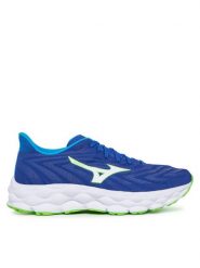 Mizuno Buty do biegania Wave Sky 8 J1GC2402 Niebieski. Niebieskie buty do biegania męskie Mizuno, bez wzorów, z materiału, bez zapięcia, do biegania. Za 579.99 zł.