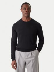 KARL LAGERFELD Sweter 655000 554399 Czarny Slim Fit. Czarne kardigany męskie KARL LAGERFELD, m, bez wzorów, z wełny, bez ramiączek. Za 599.99 zł.