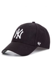 47 Brand Czapka z daszkiem New York Yankees Home MVP B-MVP17WBV-BK Czarny. Czarne czapki męskie 47 Brand, bez wzorów, z materiału. Za 79.99 zł.