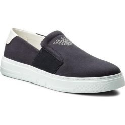 Tenisówki EMPORIO ARMANI - X4X227 XL194 A138 Night/Optical White. Niebieskie trampki męskie Emporio Armani, z gumy. W wyprzedaży za 409.00 zł.