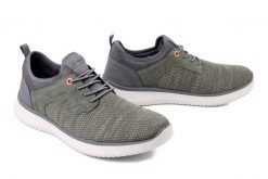 RIEKER B9651-52 green, półbuty męskie. Zielone eleganckie półbuty męskie Rieker, bez obcasa, bez zapięcia. Za 359.90 zł.