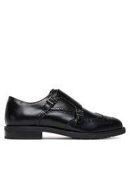 Tommy Hilfiger Półbuty Hilfiger Vogue FM0FM05767 Czarny. Czarne eleganckie półbuty męskie Tommy Hilfiger, ze skóry, wizytowe, bez obcasa, bez zapięcia. Za 529.99 zł.