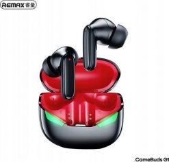 Słuchawki Remax Słuchawki Bluetooth REMAX TWS G1 BT 5.3 Game buds black. Czarne słuchawki bluetooth REMAX. Za 65.56 zł.
