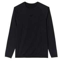 Bielizna termoaktywna 4F. Czarna bielizna termoaktywna męska 4f, bez wzorów, bez ramiączek. Za 104.36 zł.