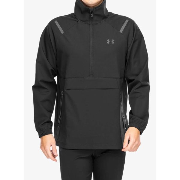 Kurtka wiatrówka męska Under Armour Unstoppable Left Chest Anorak. Czarne kurtki męskie Under Armour, m, bez wzorów, z softshellu, sportowe, bez ramiączek, bez kaptura. Za 350.99 zł.