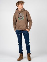 Guess Bluza | M2RQ01KAUK0 | Mężczyzna | Brązowy. Brązowe bluzy nierozpinane męskie Guess, m, z aplikacjami, z bawełny, bez ramiączek, bez kaptura. W wyprzedaży za 239.00 zł.