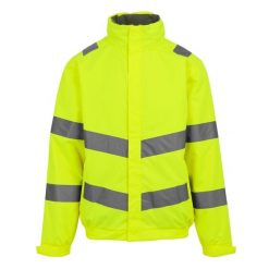 Męska Kurtka Pro Contract Dover HiVis Jacket. Żółte kurtki męskie Regatta, m, bez wzorów, bez ramiączek, bez kaptura. Za 165.99 zł.
