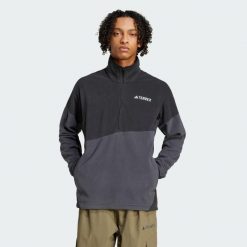 Kurtka Terrex Multi Climawarm Fleece. Czarne kurtki męskie ADIDAS, xl, bez wzorów, z polaru, bez ramiączek, bez kaptura. Za 329.00 zł.