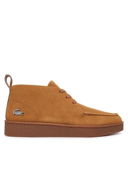 Lacoste Sneakersy Chukka Suede 7-50SMA0028 Brązowy. Brązowe buty sportowe na co dzień męskie Lacoste, m, bez wzorów, ze skóry, bez ramiączek, bez kaptura. Za 469.99 zł.
