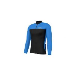 Bluza rowerowa męska FDX Coldwear Long Sleeve Thermal Jersey L. Niebieskie bluzy bez kaptura męskie FDX, z nadrukiem, z jersey. Za 154.90 zł.