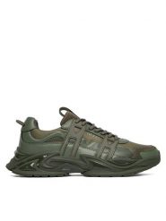 Guess Sneakersy FMFUNO ELE12 Zielony. Zielone buty sportowe na co dzień męskie Guess, m, z aplikacjami, z materiału, bez ramiączek, bez kaptura. Za 449.99 zł.