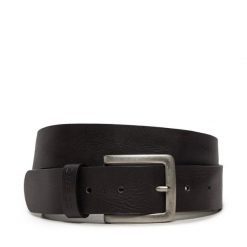 Pasek Męski Guess. Czarne paski męskie Guess, z aplikacjami. Za 139.99 zł.