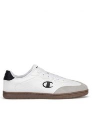 Champion Sneakersy PRESTIGE MIX MATERIAL S22330-WW001 Biały. Białe buty sportowe na co dzień męskie CHAMPION, m, bez wzorów, z materiału, bez ramiączek, bez kaptura. Za 159.99 zł.